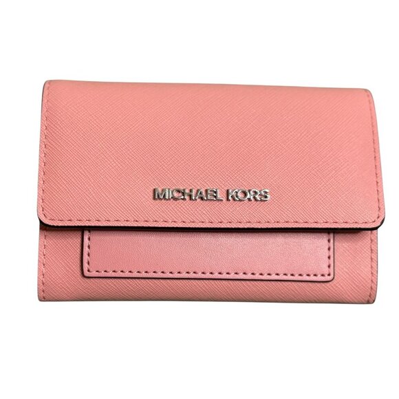 Michael Kors Jet Set Medium - 2-in-1 Wallet Primrose (Peach) - Picture 1 of 10